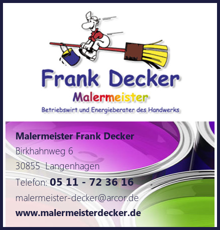Malermeister Frank Decker