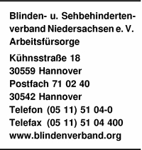 Blinden- und Sehbehindertenverband Niedersachsen e. V.