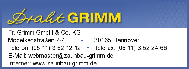 Grimm GmbH & Co. KG, Fr.