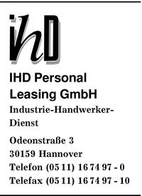 IHD Personal Leasing GmbH