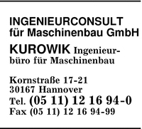 Ingenieurconsult fr Maschinenbau GmbH