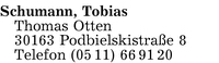 Schumann, Tobias