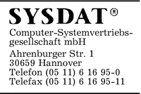 SYSDAT Computer-Systemvertriebsgesellschaft mbH