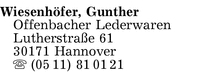 Wiesenhfer, Gunther