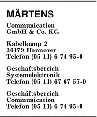 Mrtens Communication GmbH & Co. KG