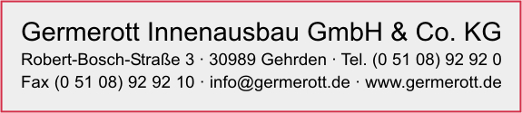 Germerott Innenausbau GmbH & Co. KG