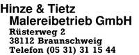 Hinze & Tietz Malereibetrieb GmbH