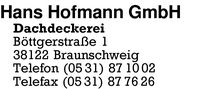 Hofmann GmbH, Hans