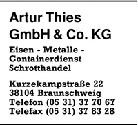 Thies GmbH & Co. KG, Artur