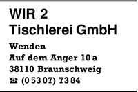 Wir 2 Tischlerei GmbH