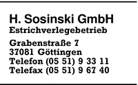 Sosinski, H., GmbH