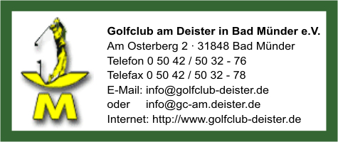Golfclub am Deister in Bad Mnder e.V.
