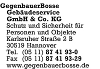GegenbauerBosse Gebudeservice GmbH & Co. KG