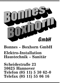 Bonnes - Boxhorn GmbH
