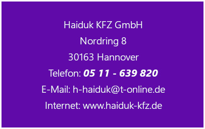 Haiduk KFZ GmbH