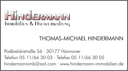 Hindermann, Thomas-Michael