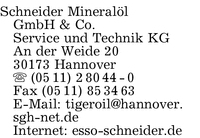 Schneider Minerall GmbH & Co. Service und Technik KG