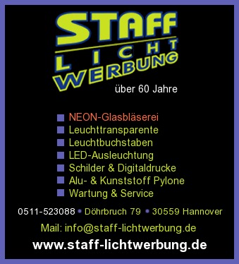 Staff Lichtwerbung & NEON
