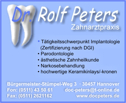 Peters, Dr. Rolf